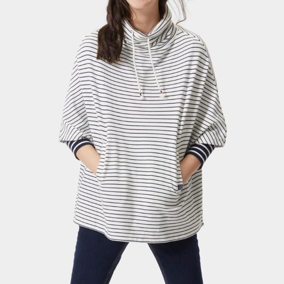 Joules Tops - Joules Stripe Turtleneck Dolman Sleeve Sweatshirt